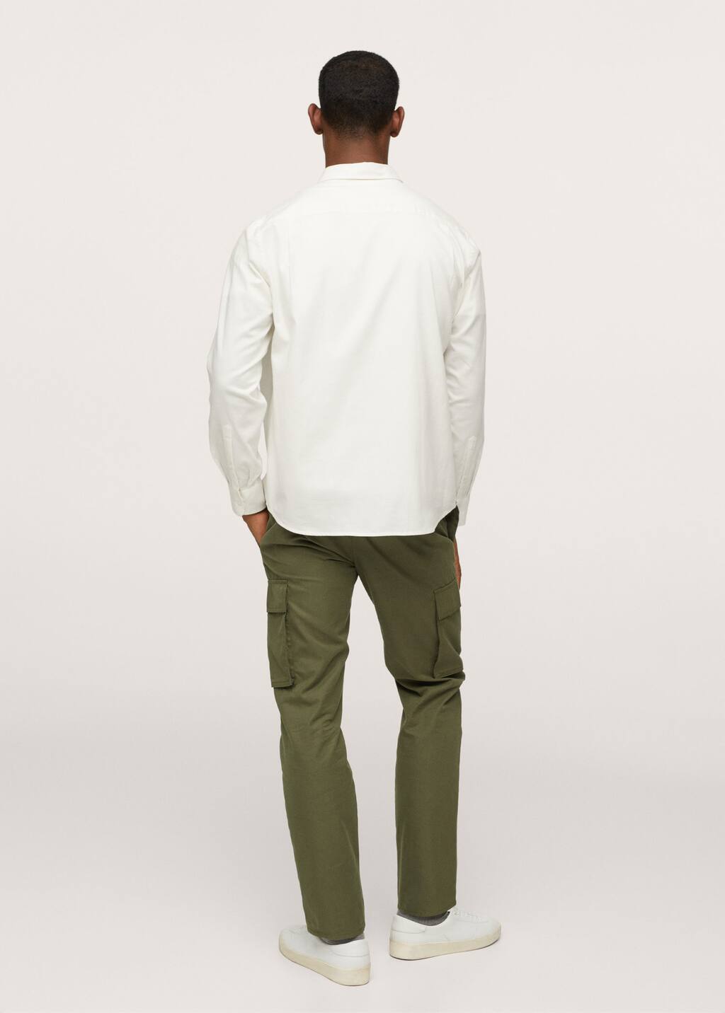 Mango Chestpocket cotton shirt 17065760 01