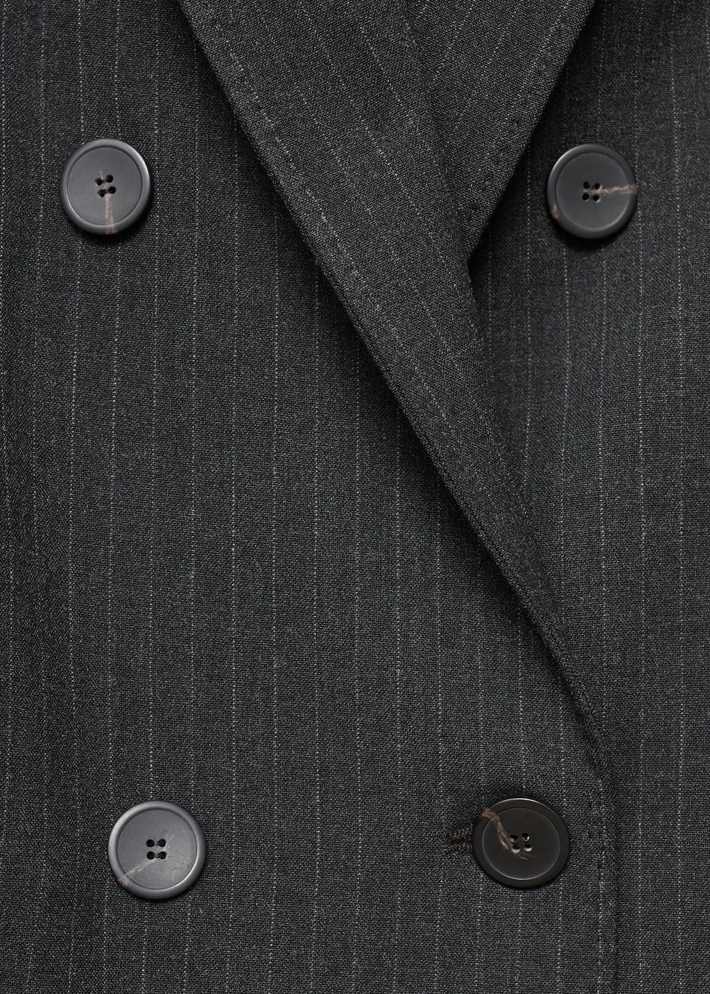 Pinstripe suit jacket