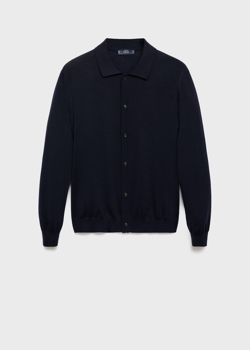 Mango Man Chemise Bleu Marine - Homme - L - In Black