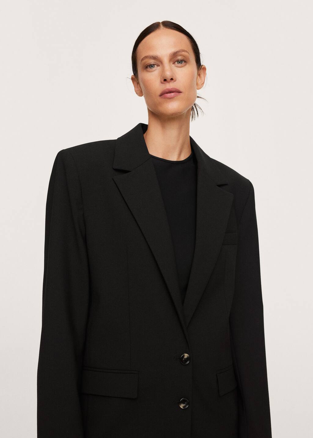 oversized wool blazer