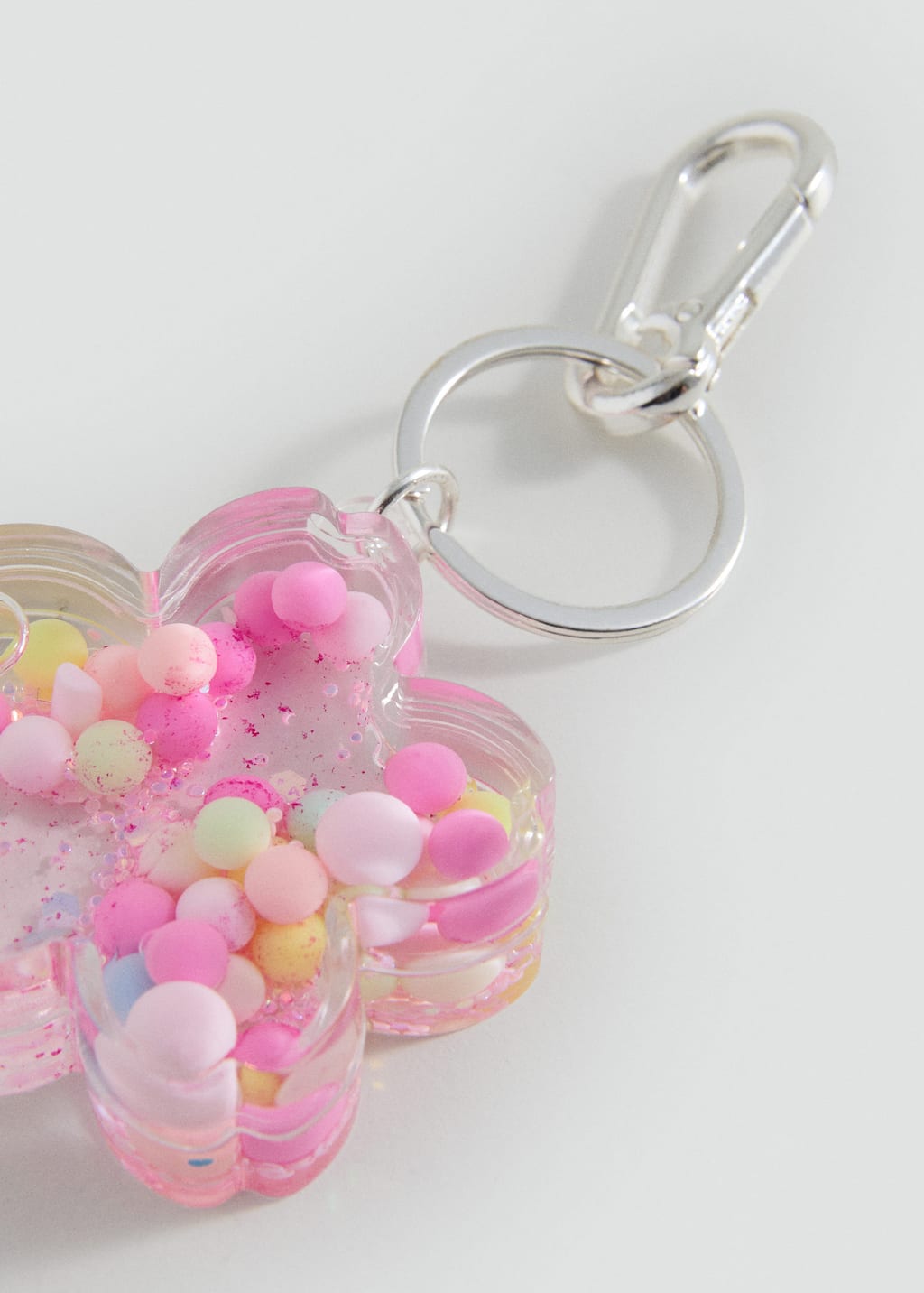 Mango Combined Leading Keychain Pastel Yellow