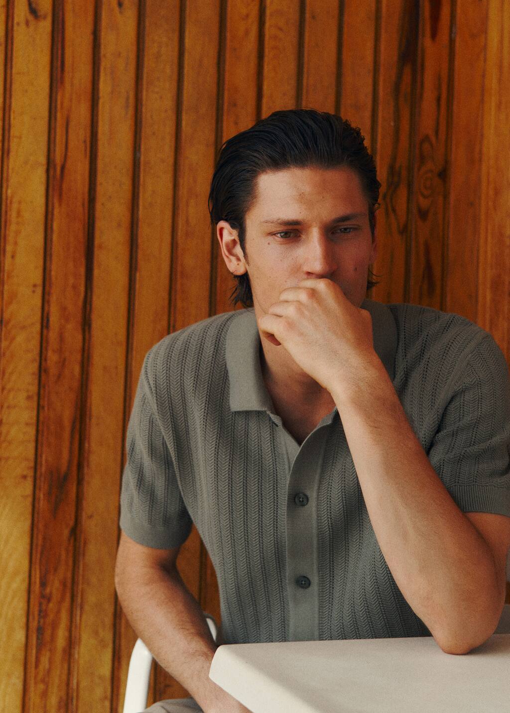 100% cotton shirt structure