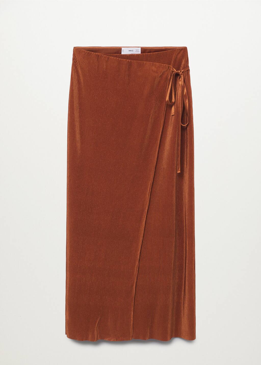 Mango Satin pleated skirt 17071501 28