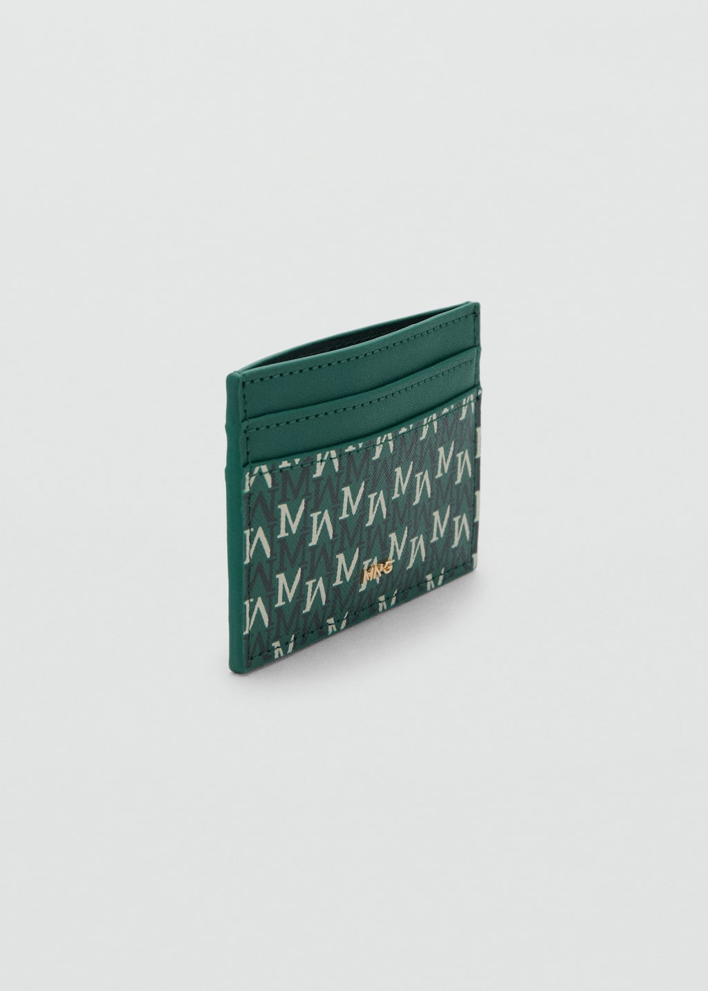 Mango Porte-cartes Imprimé Logo Vert - Femme - Taille Unique -  In Green