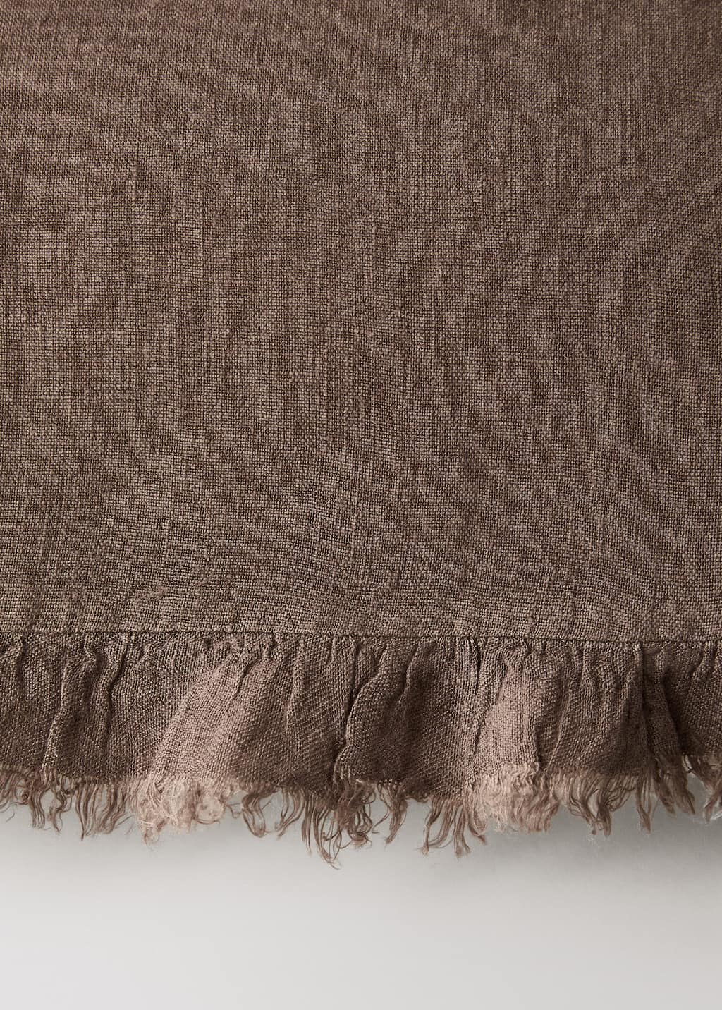 Children's cushion cover with linen flounce 30x40 cm