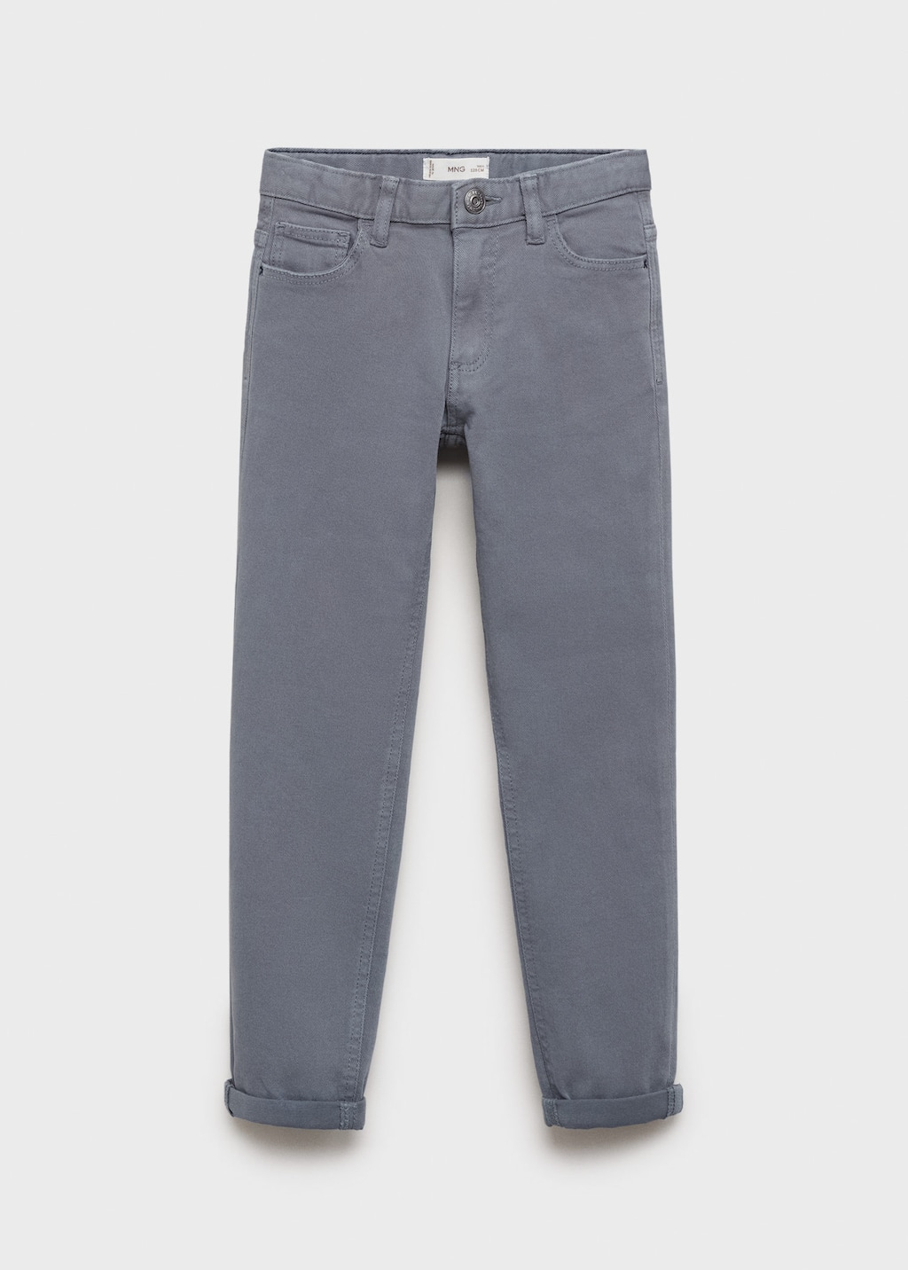 Mango Kids' Straight Pants In Blue