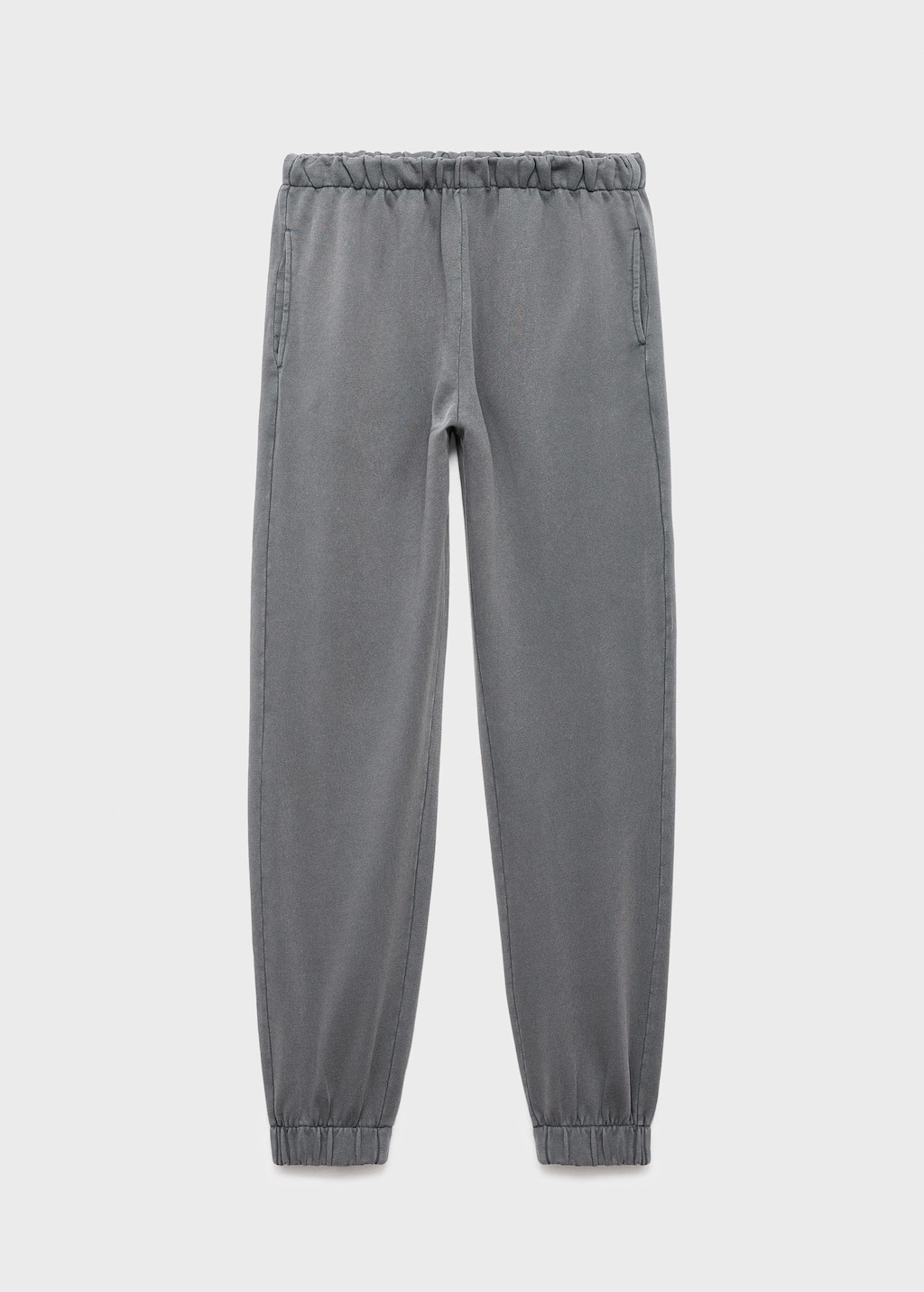 Mango Teen Pantalon Gris Anthracite - Fille - L -
