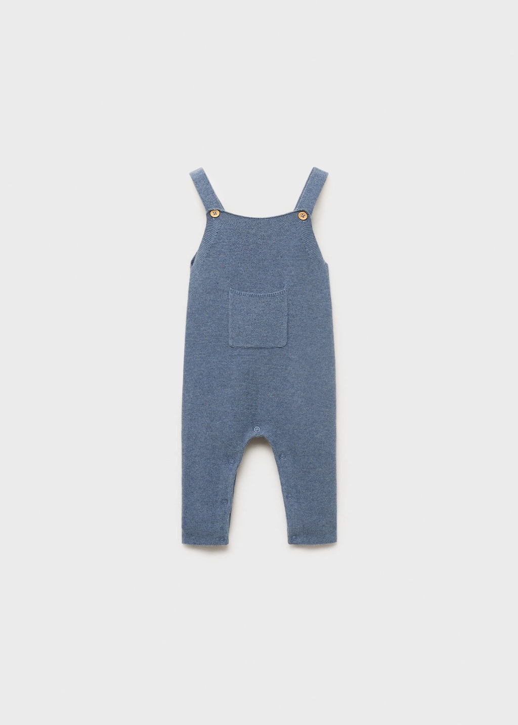 Long knitted dungarees