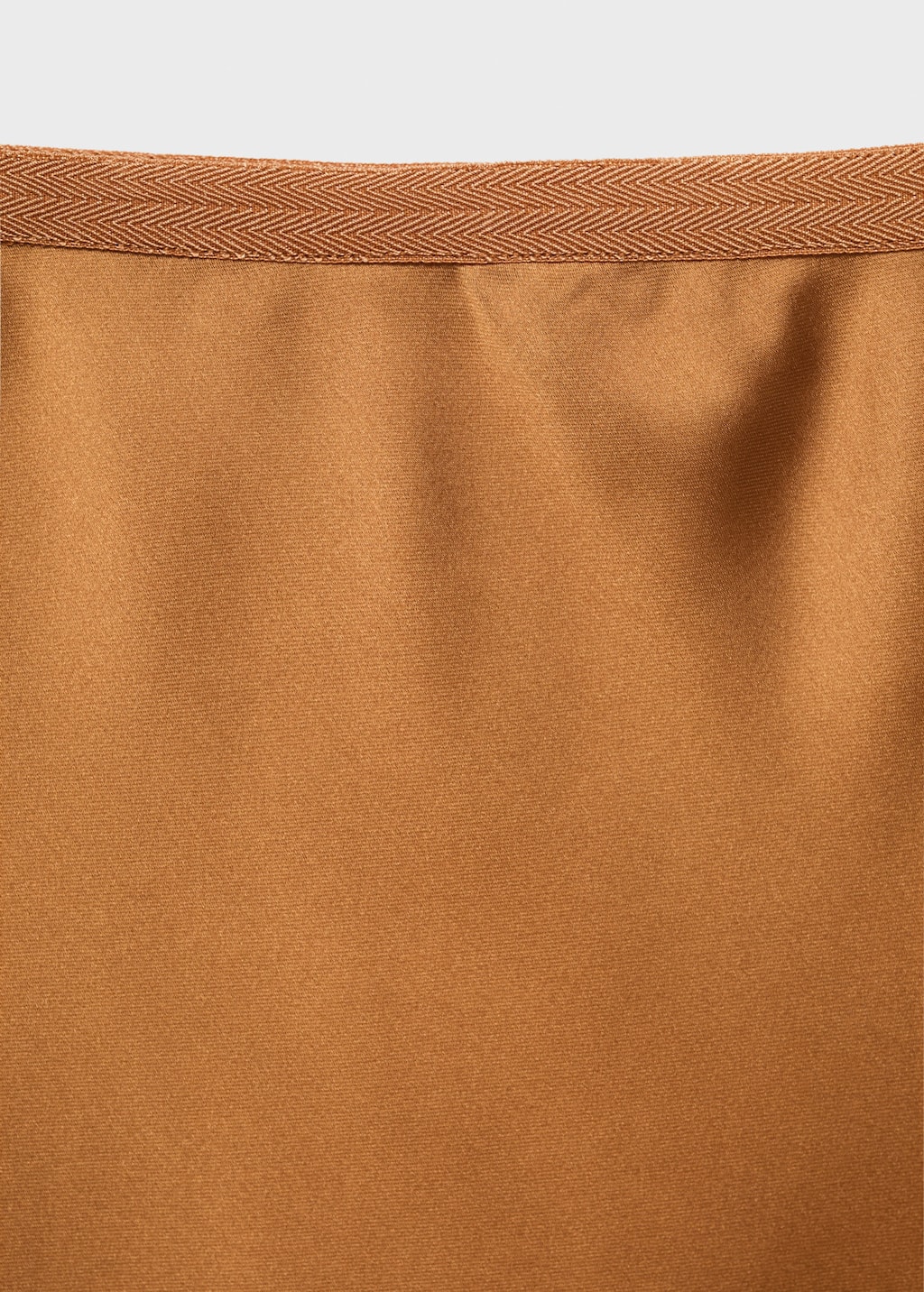 Midi satin skirt