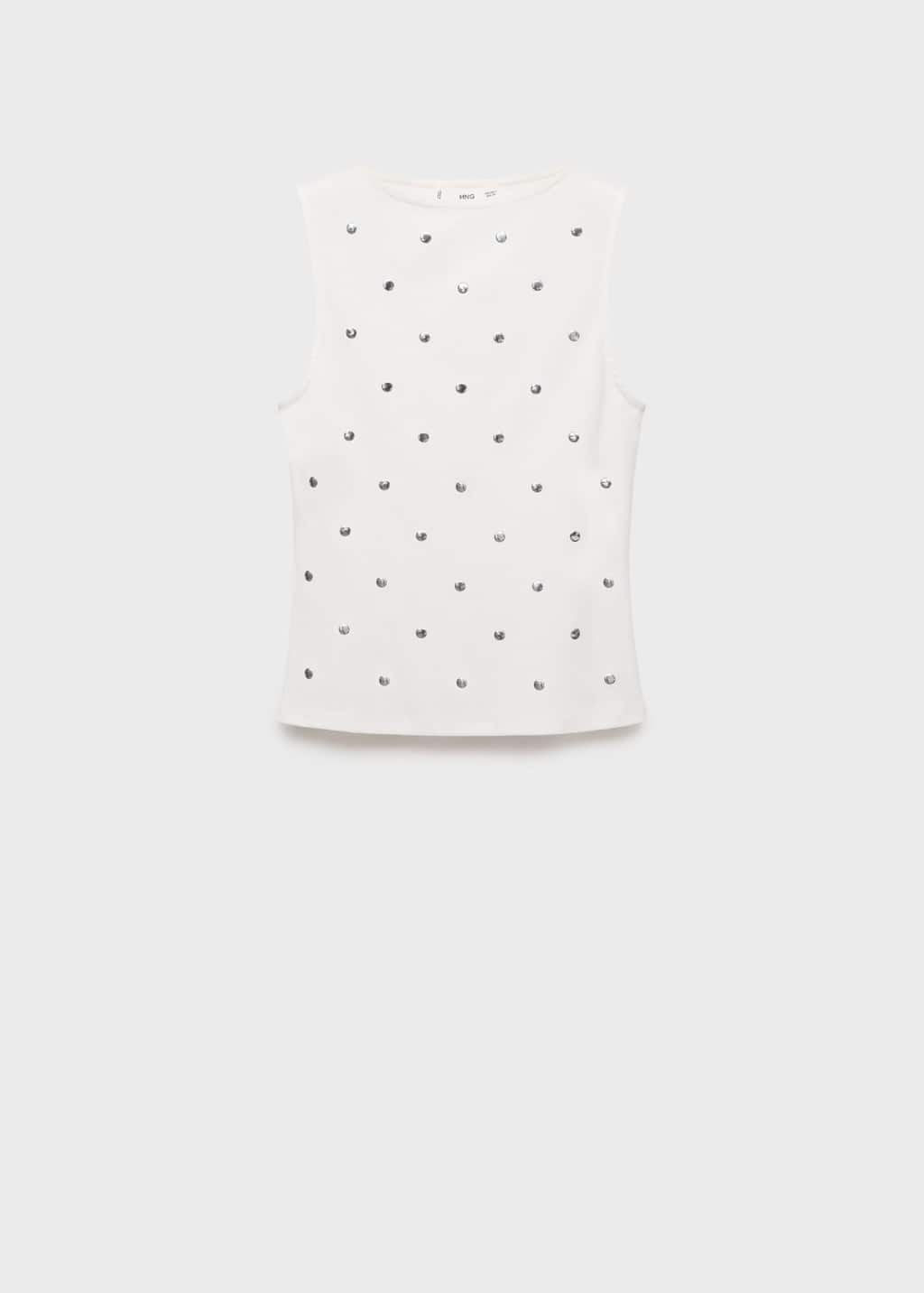Cotton studded top