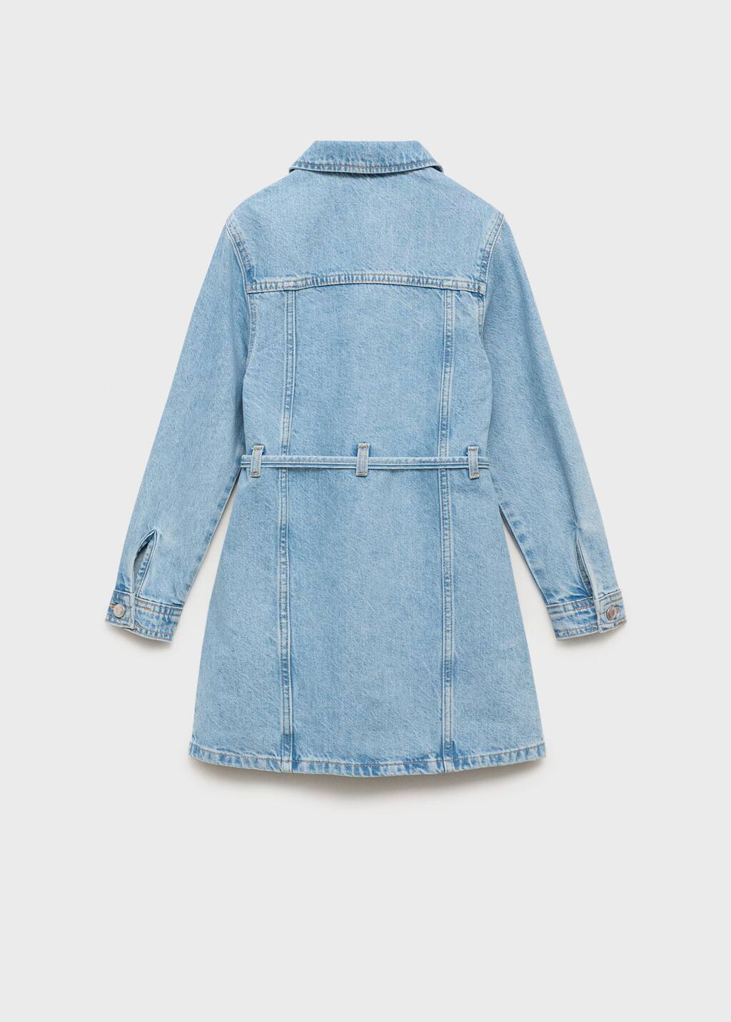 Knot denim dress