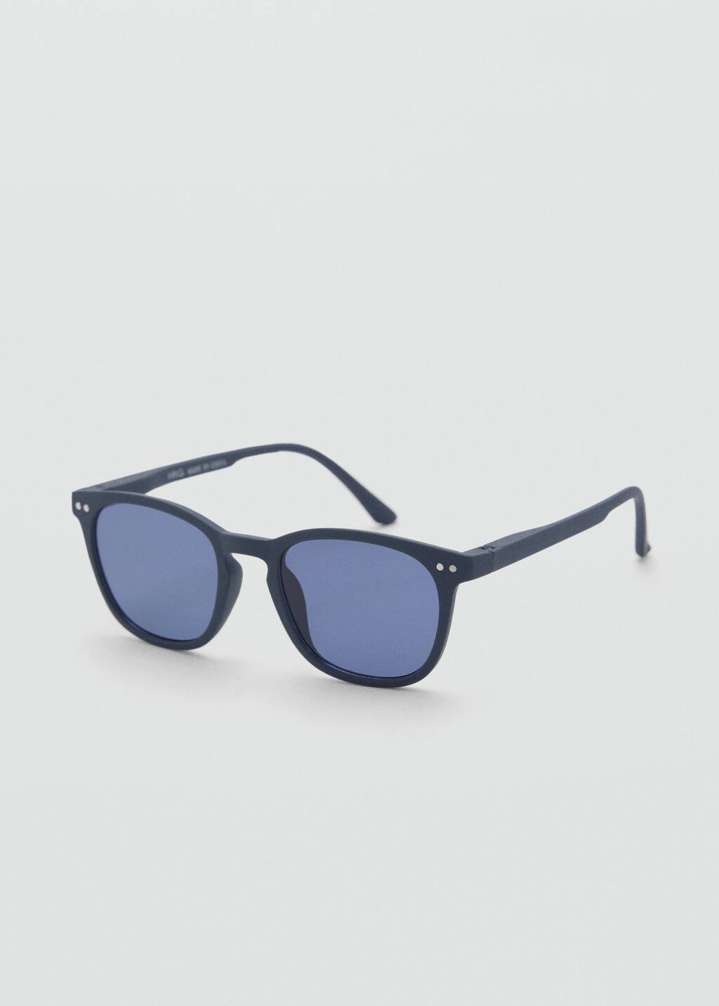 Mango Square Sunglasses Dark Navy