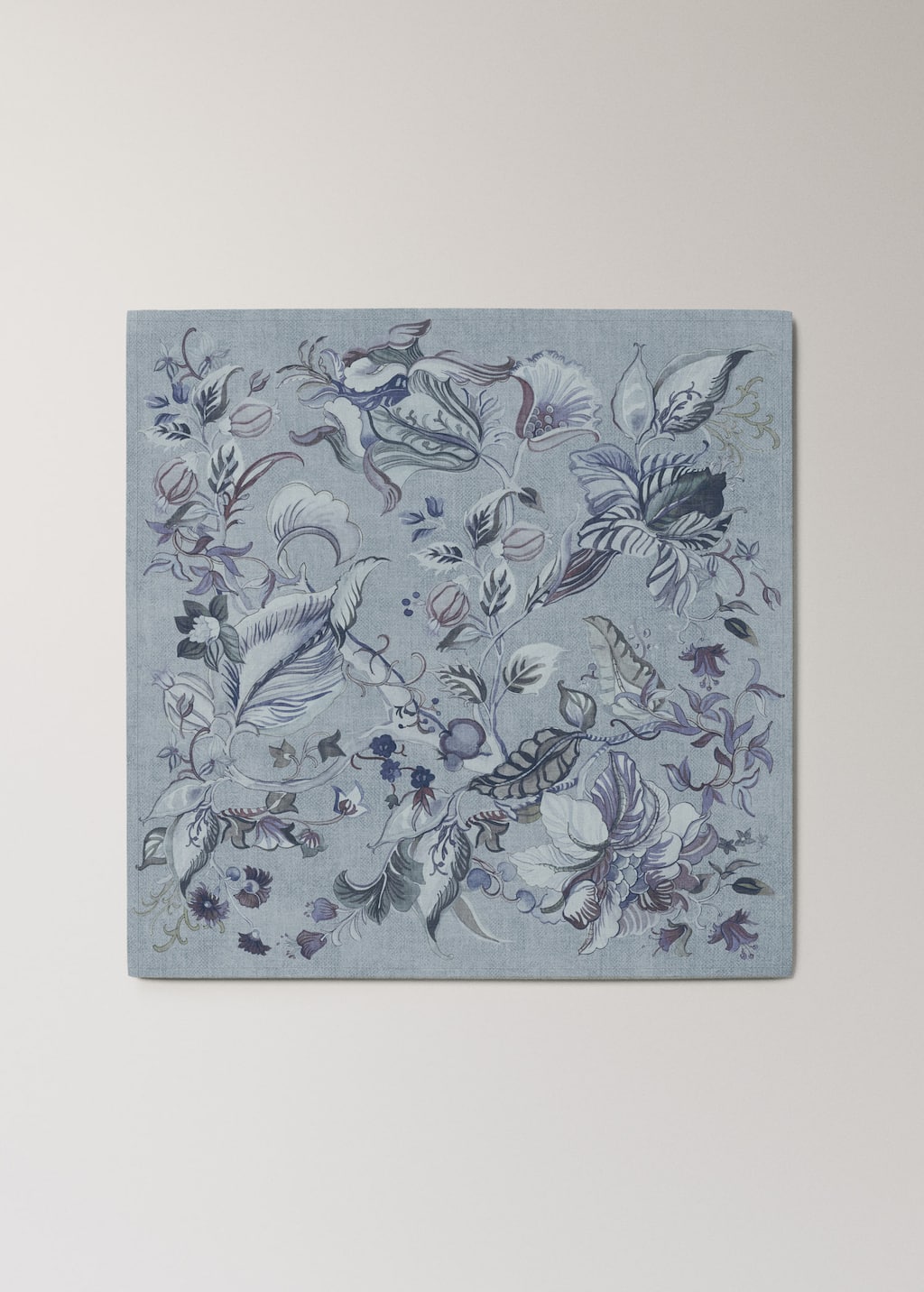 Mango Home Serviette De Ta Bleu Encre - Home - 45x45cm -