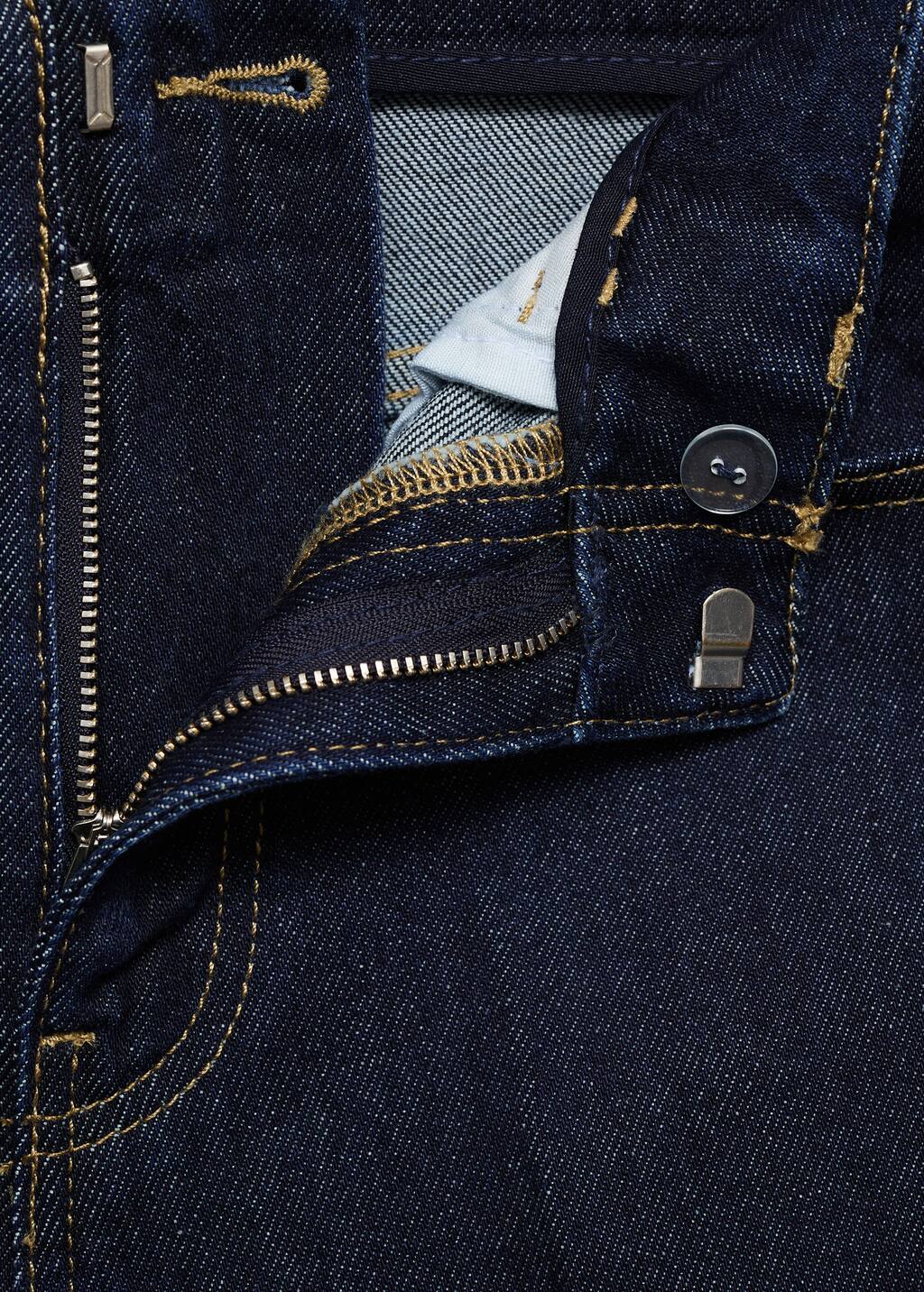 Mid-rise denim bermuda jorts