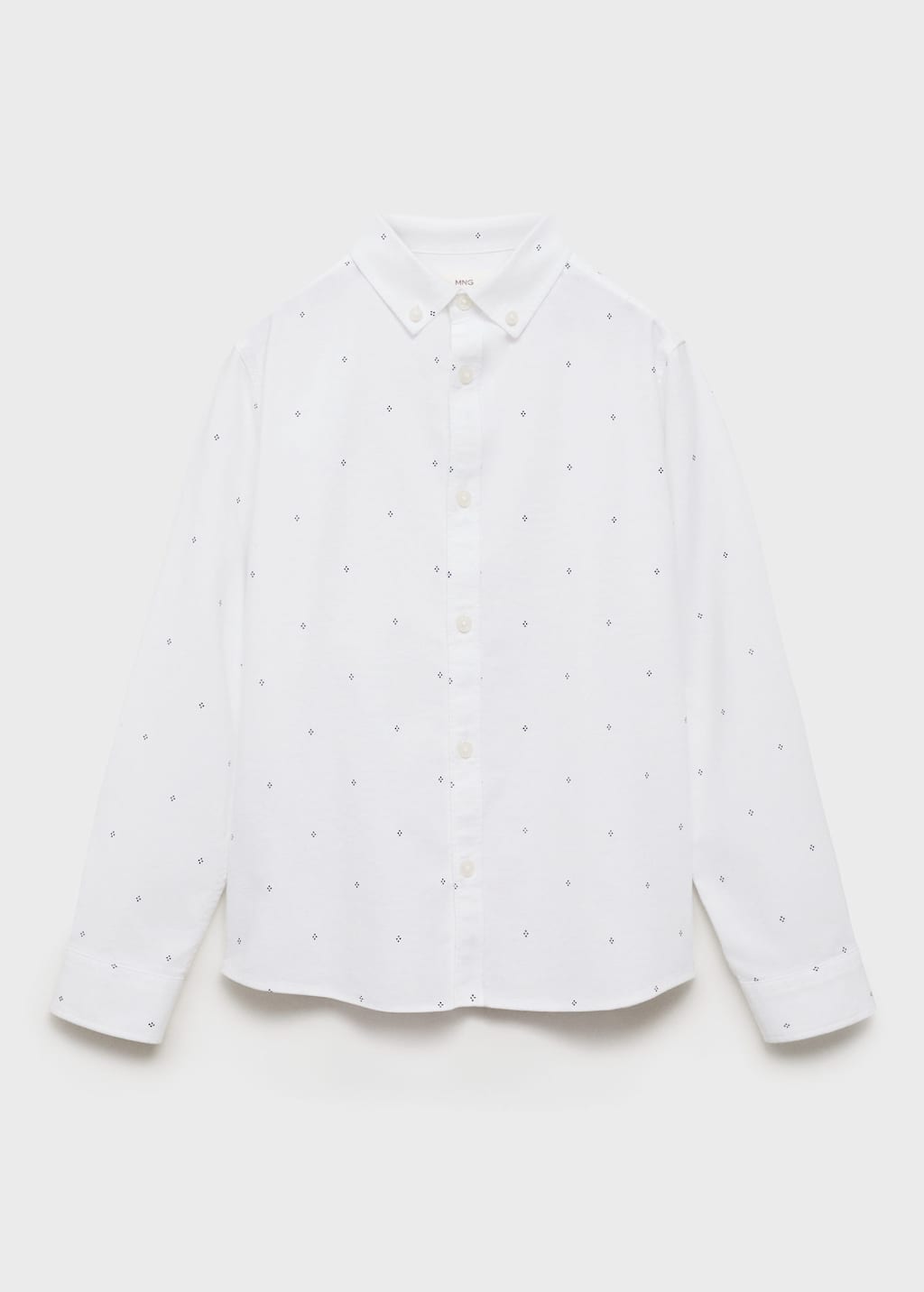 Printed Oxford shirt
