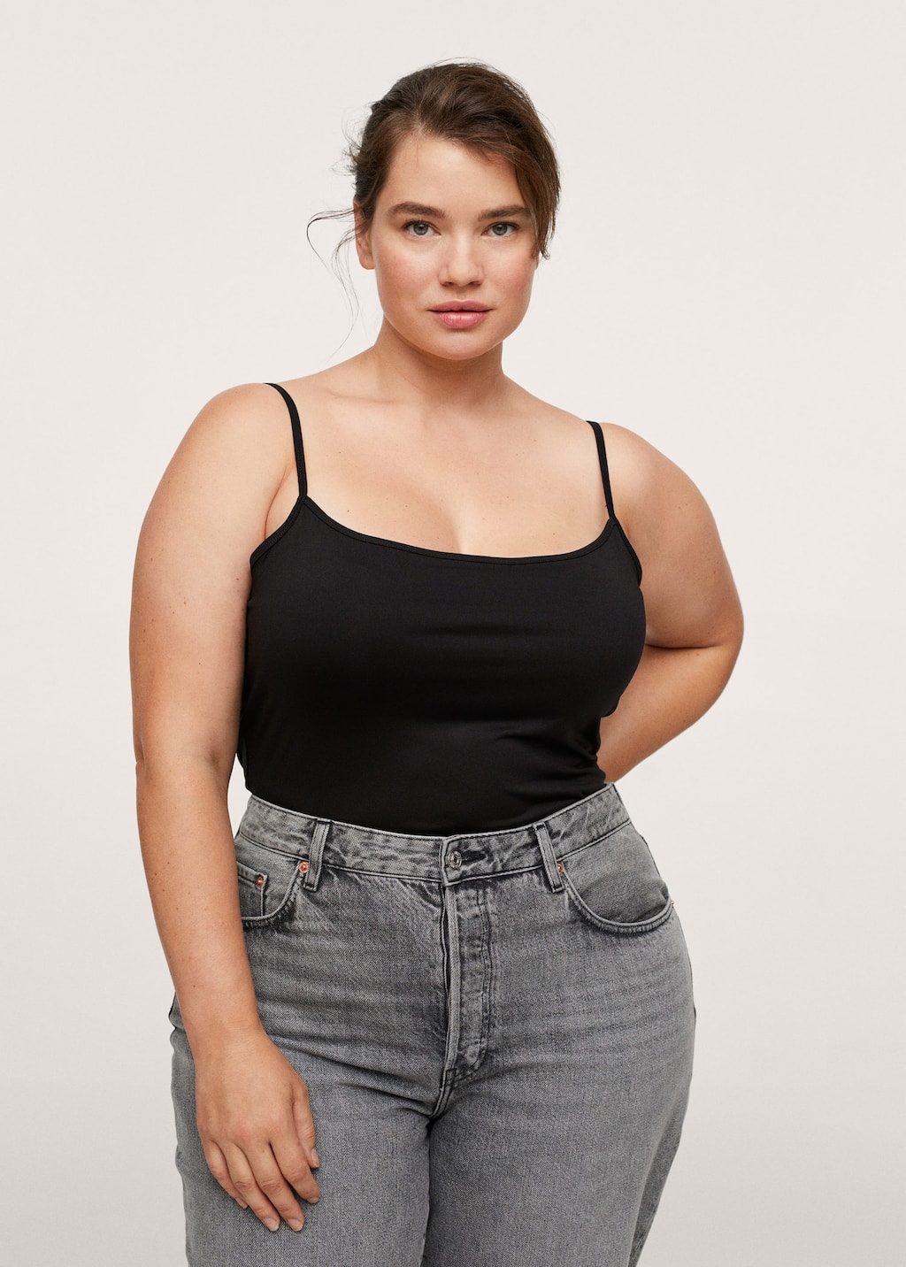 mango spaghetti strap top