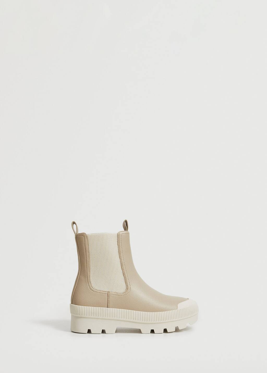 mango white ankle boots