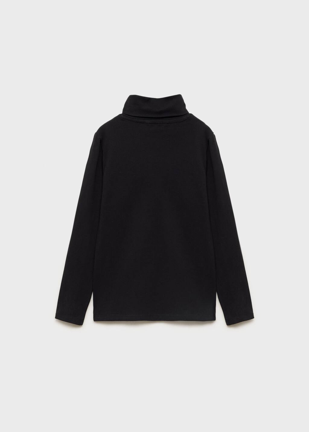 Turtleneck long-sleeved t-shirt