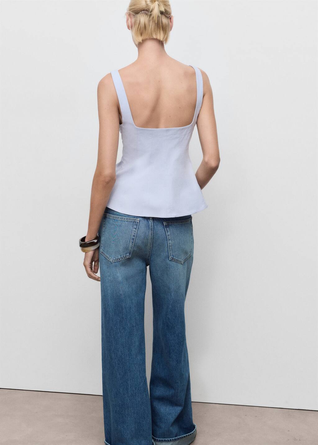 Cotton A-line top