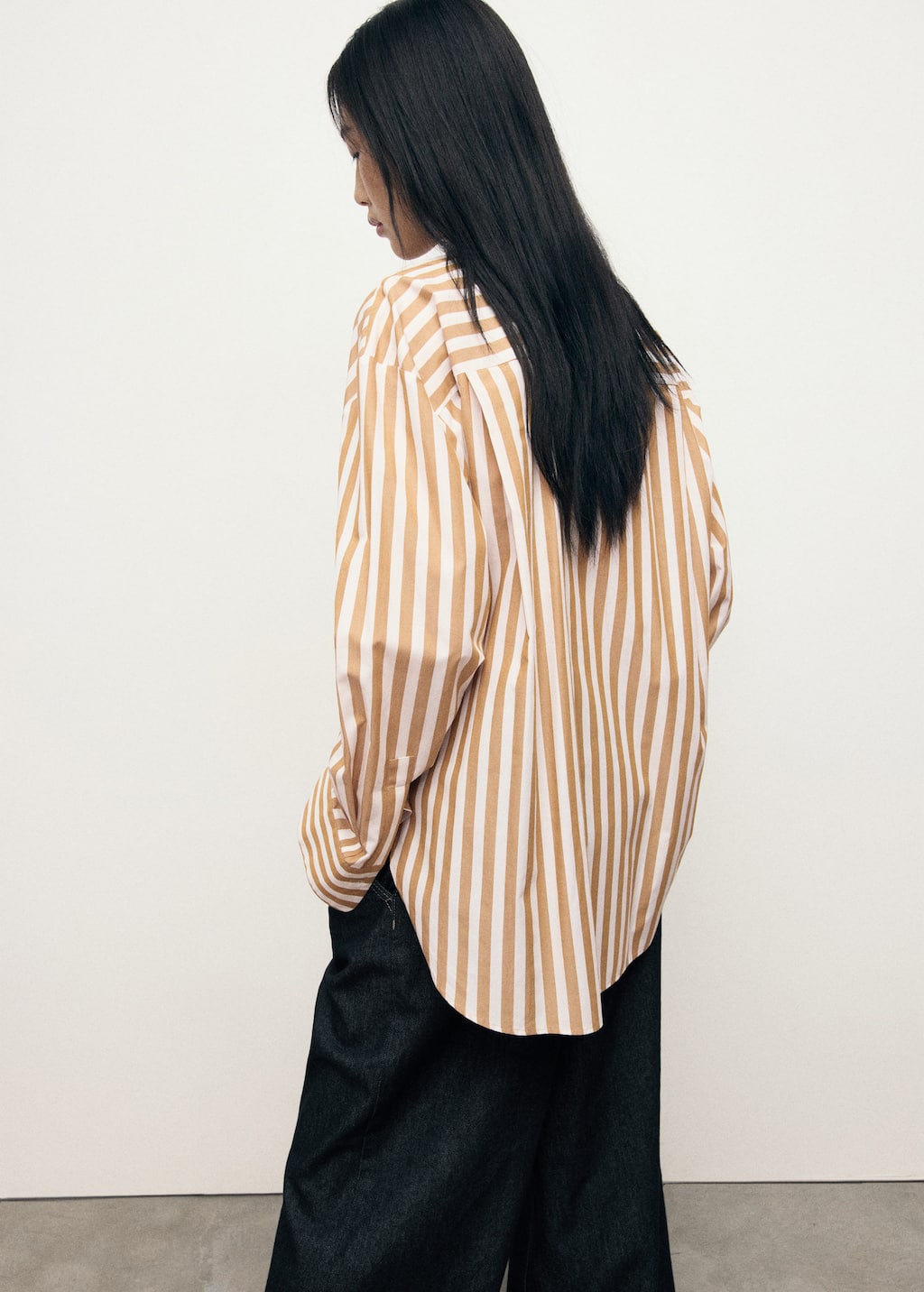 Oversize striped shirt