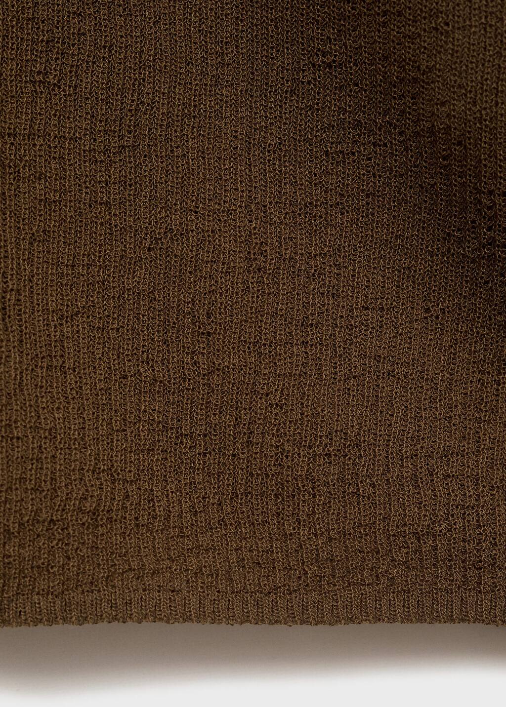 Ribbed polo-neck sweater