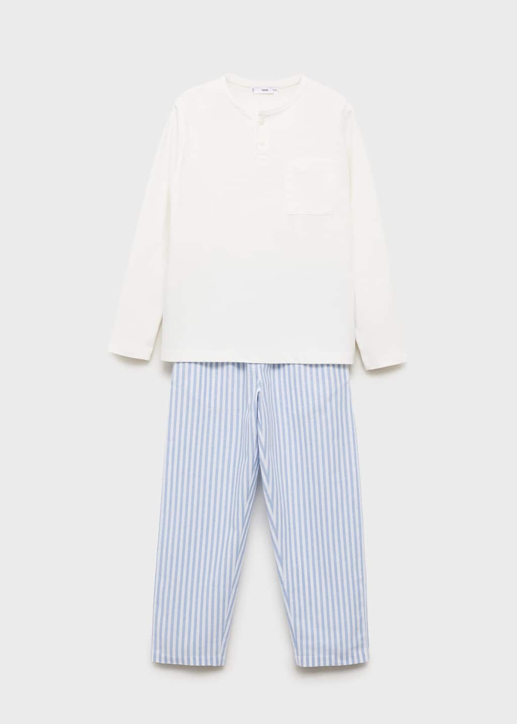 Mango Pyjama Bleu Ciel - Enfants - 13-14 Ans -  Kids In White