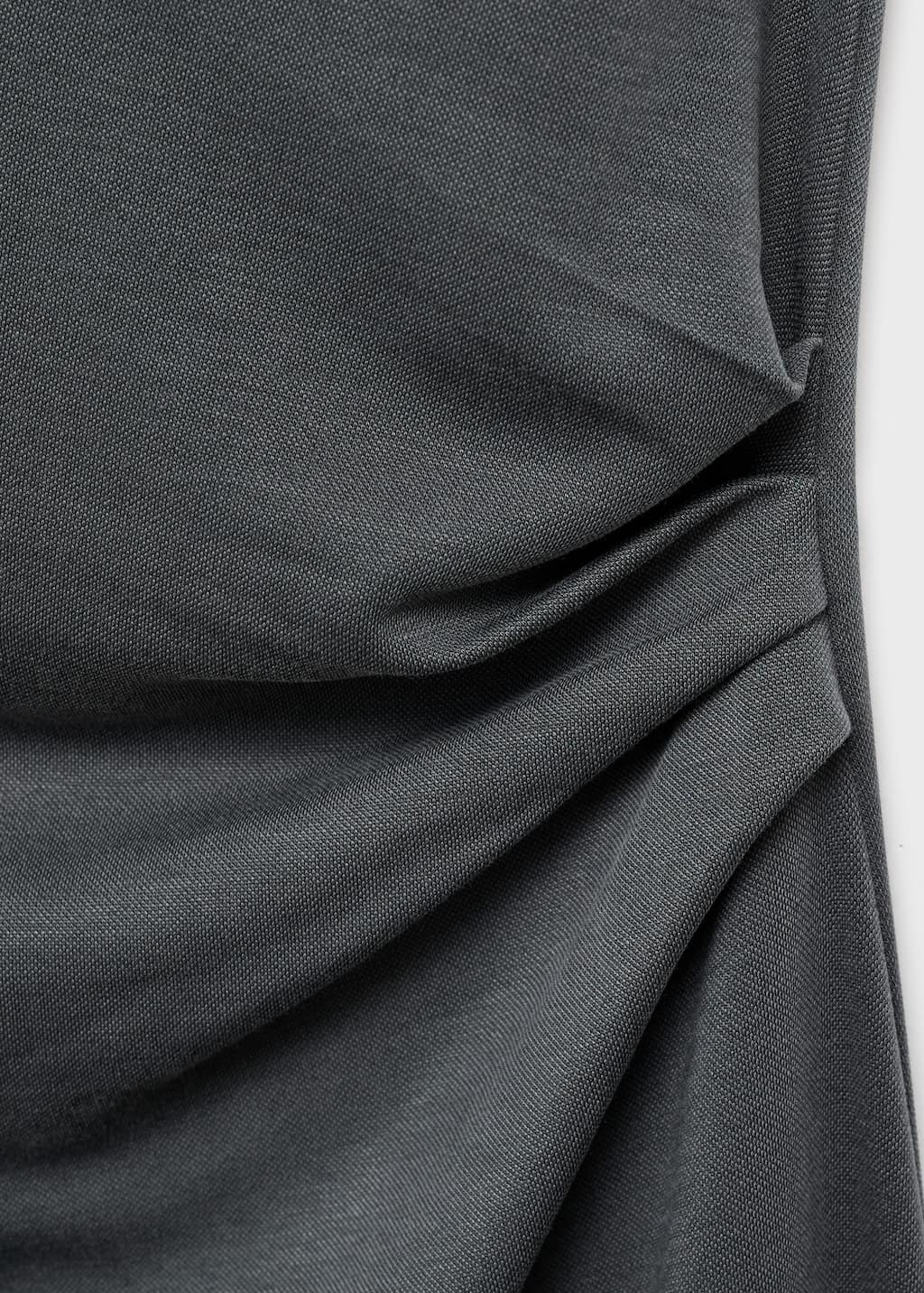 Asymmetrical pleated dress