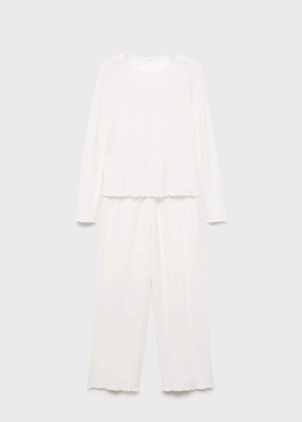 Mango Pyjama Blanc - Femme - Xl -  In White
