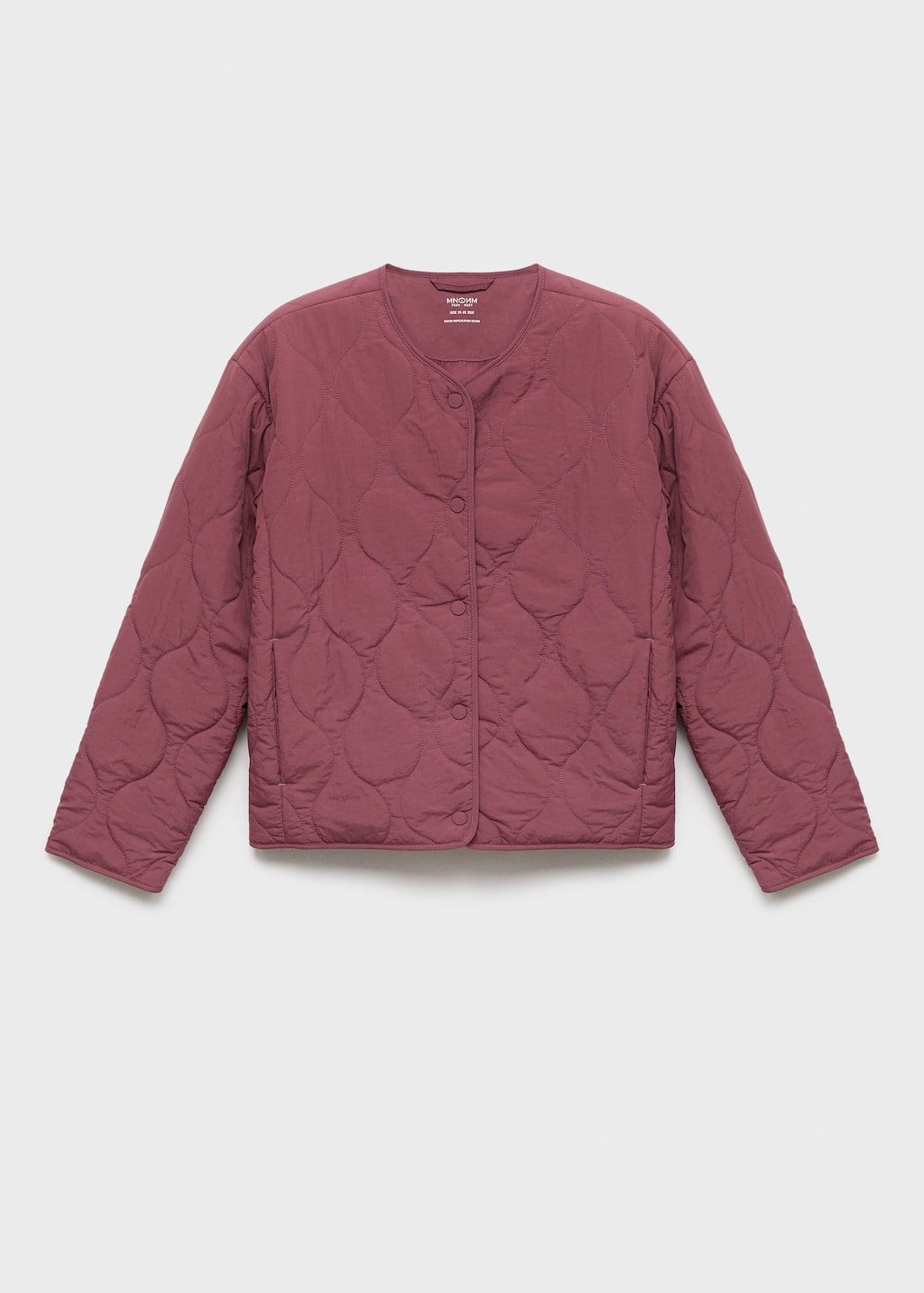Mango Teen Parka Burgundy