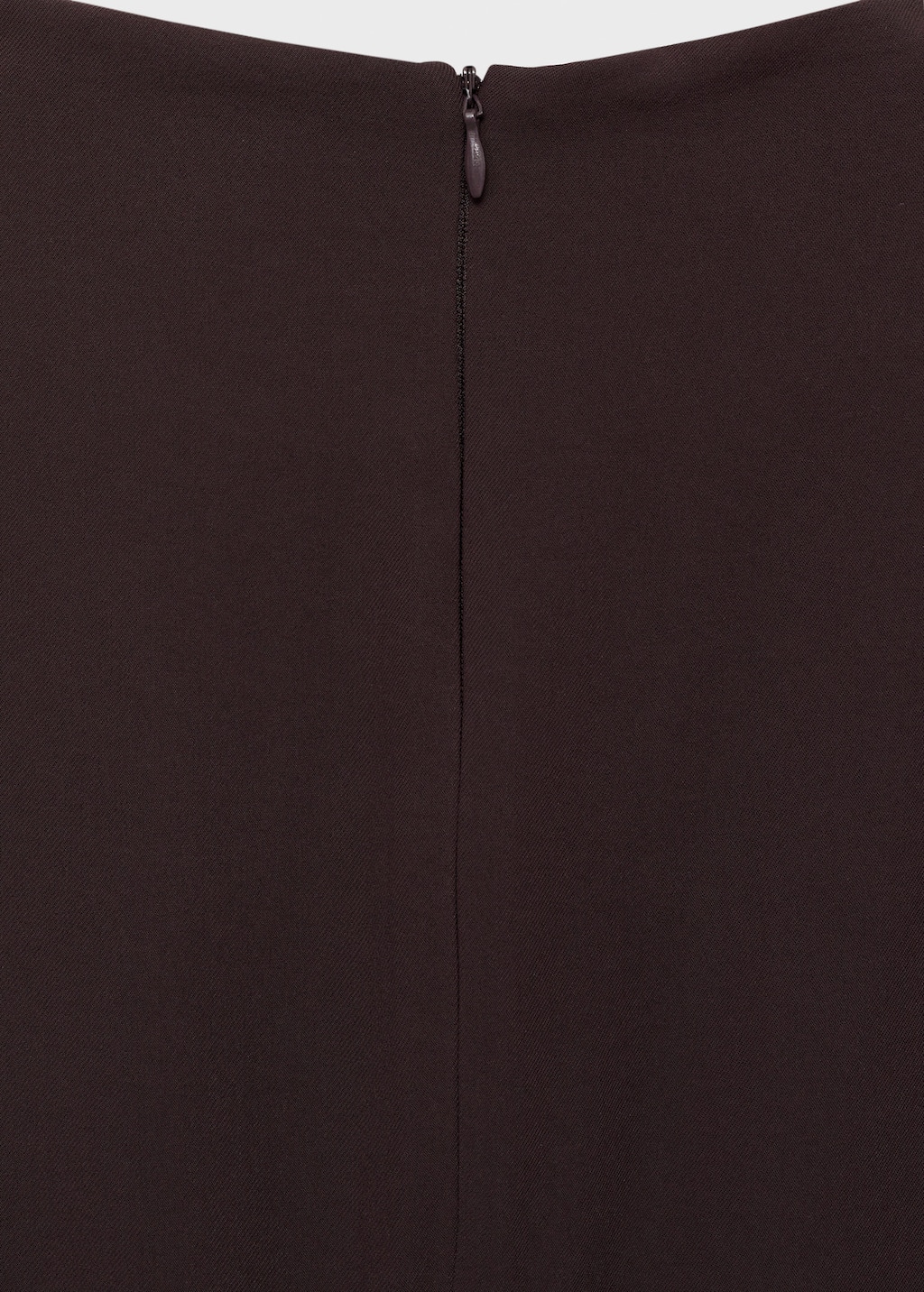 Short dress with draped collar