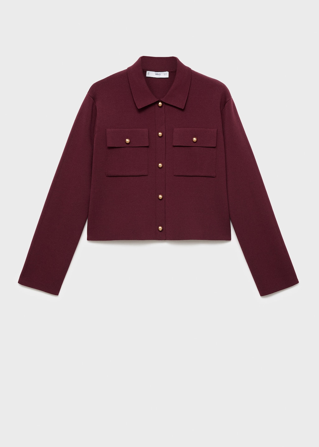 Pocket knit jacket