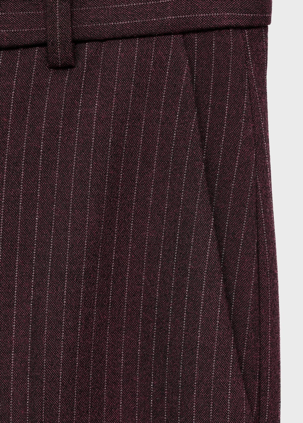 Pinstripe suit trousers