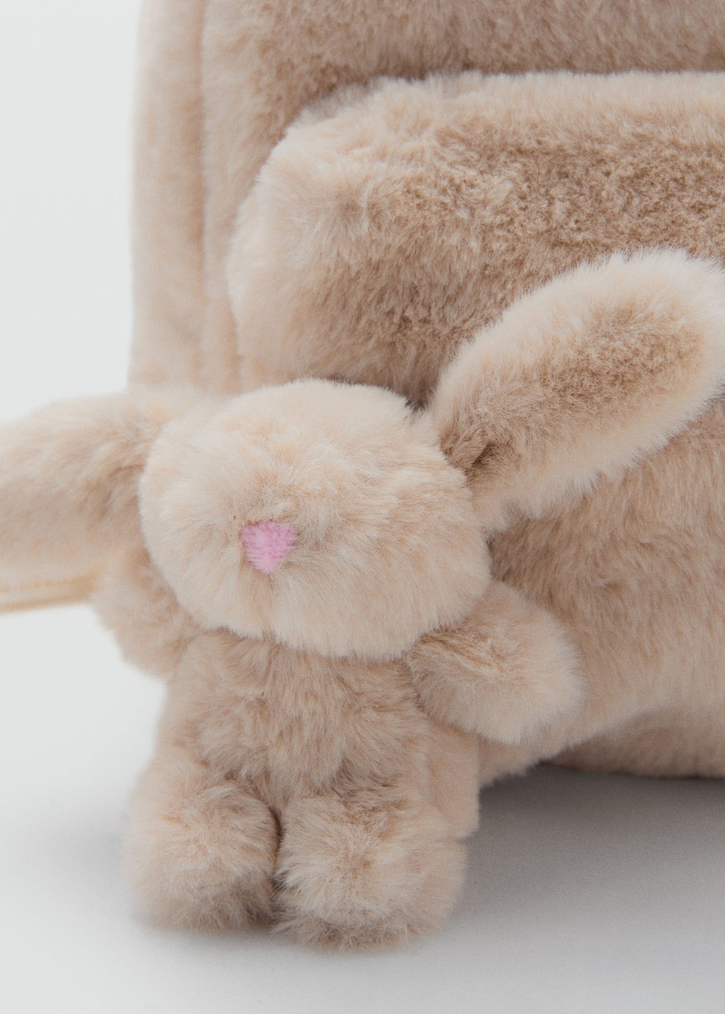 Bunny fur backpack