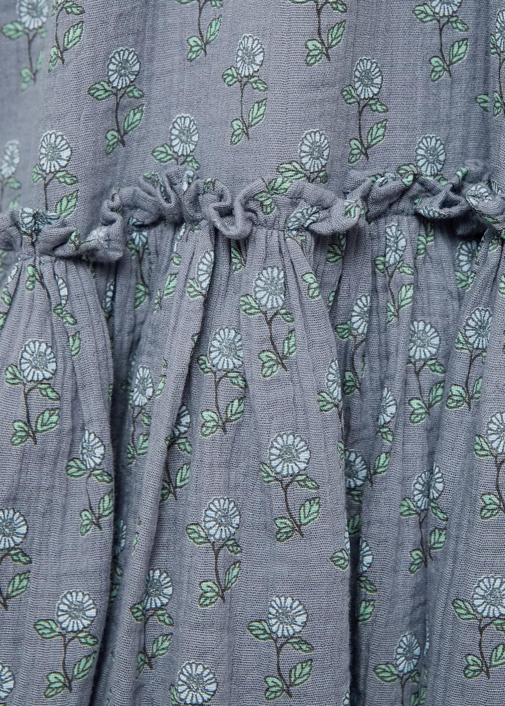 Ruffled floral dress