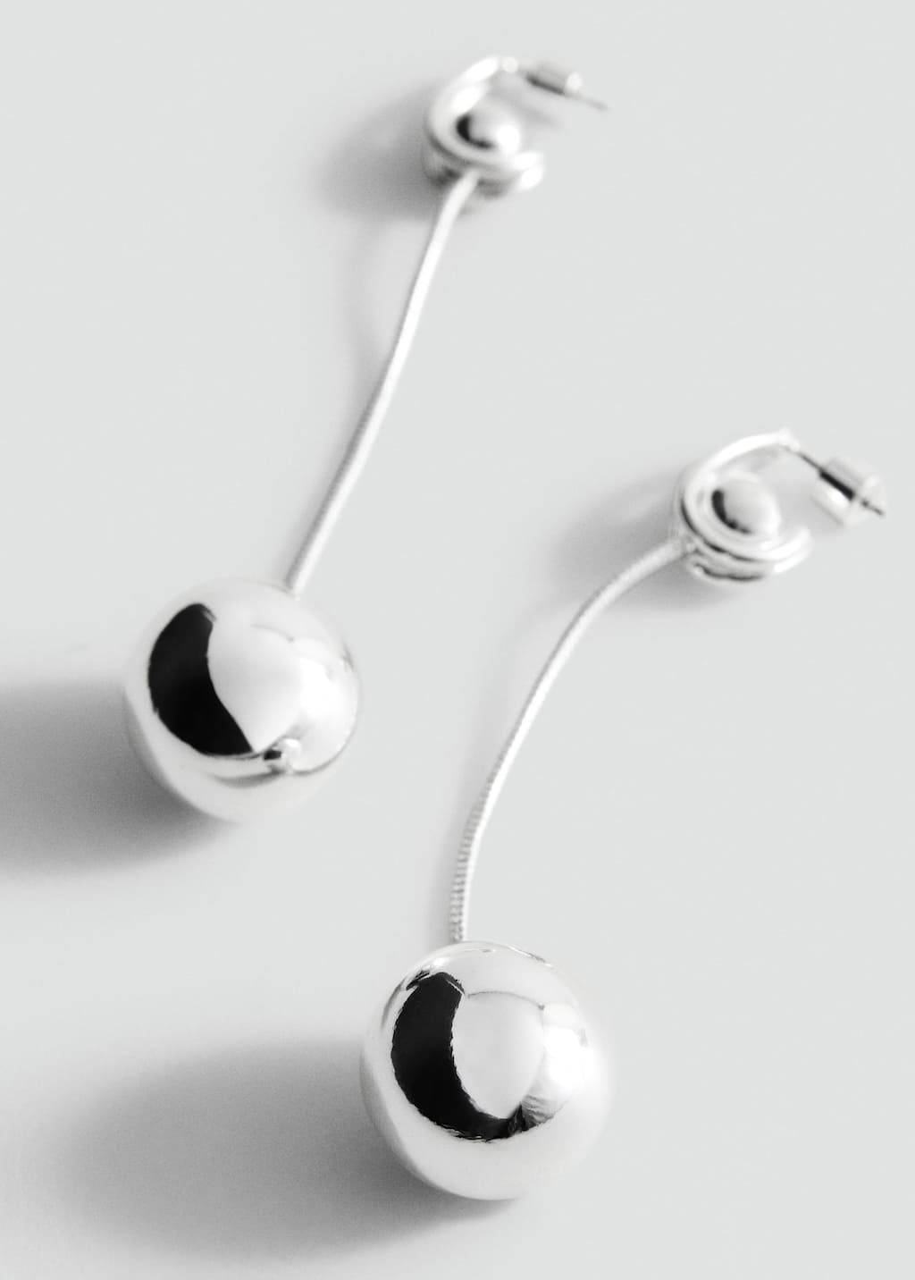 Mango B-oreilles Argent - Femme - Taille Unique -