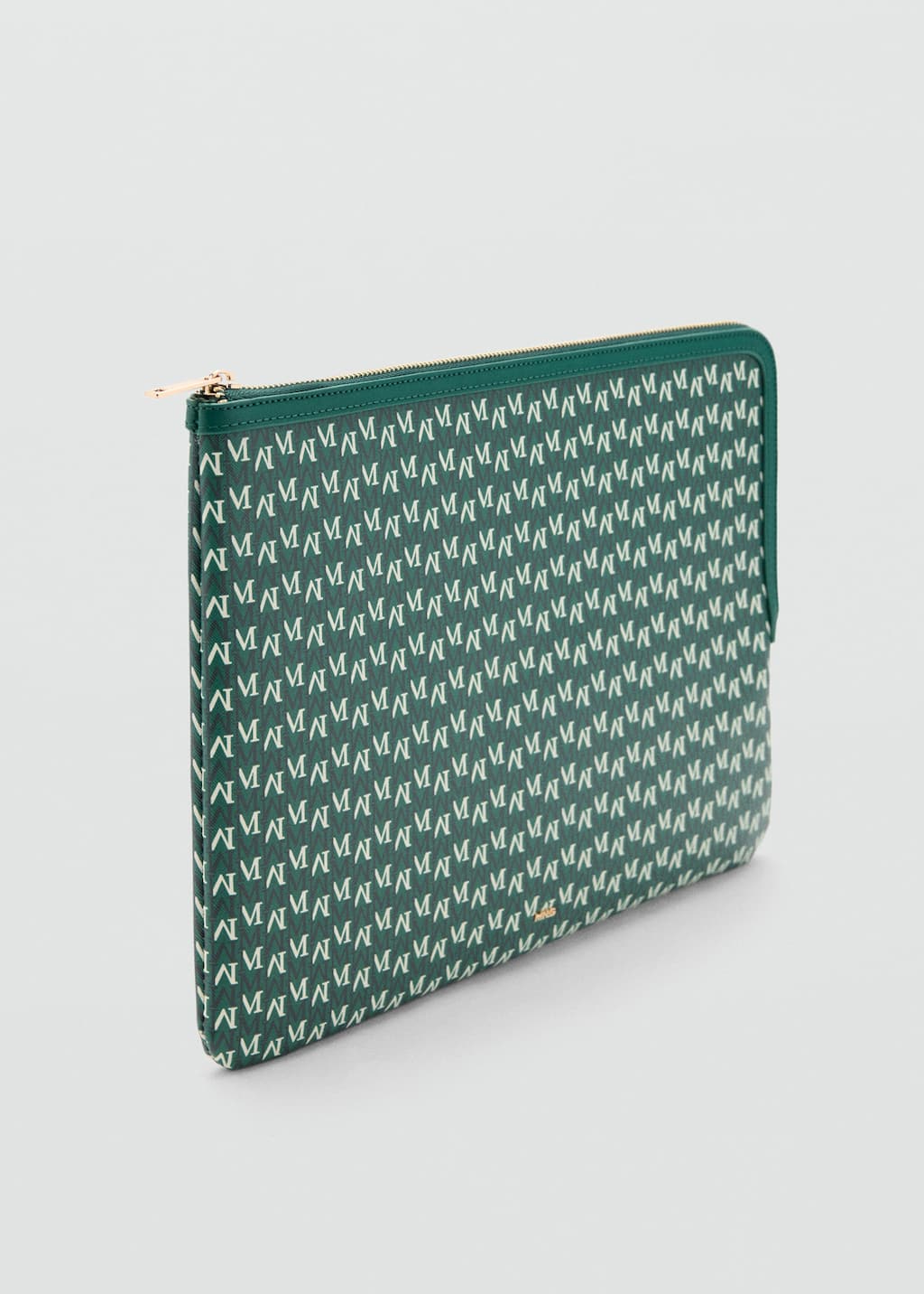 Mango Housse Ordinateur Portable Imprimé Logo Vert - Femme - Taille Unique - In Green