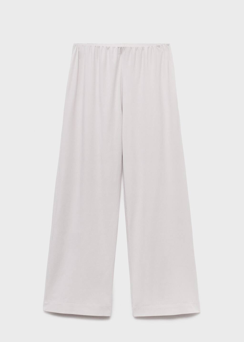 Fluid cotton pajama bottoms