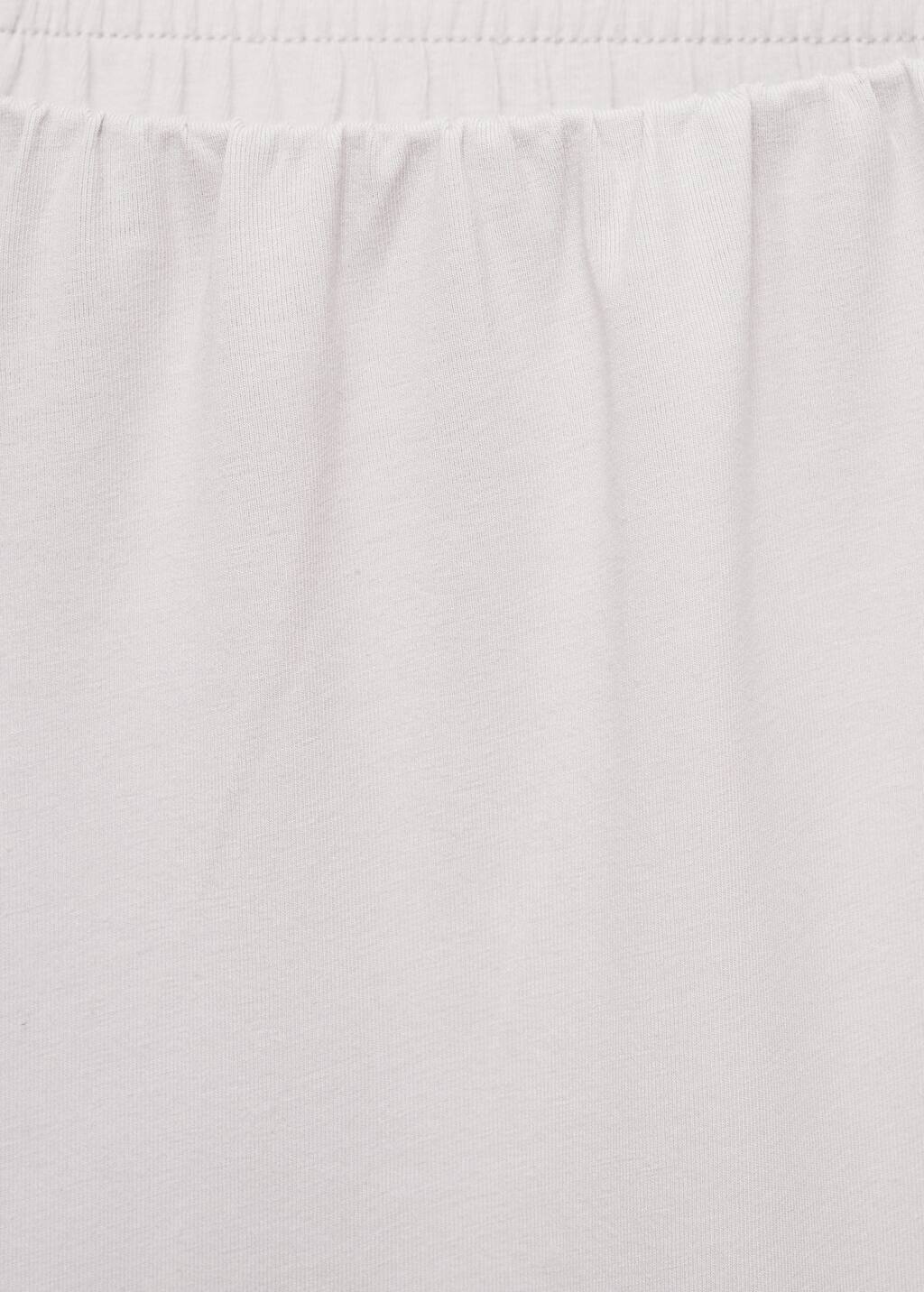 Fluid cotton pajama bottoms