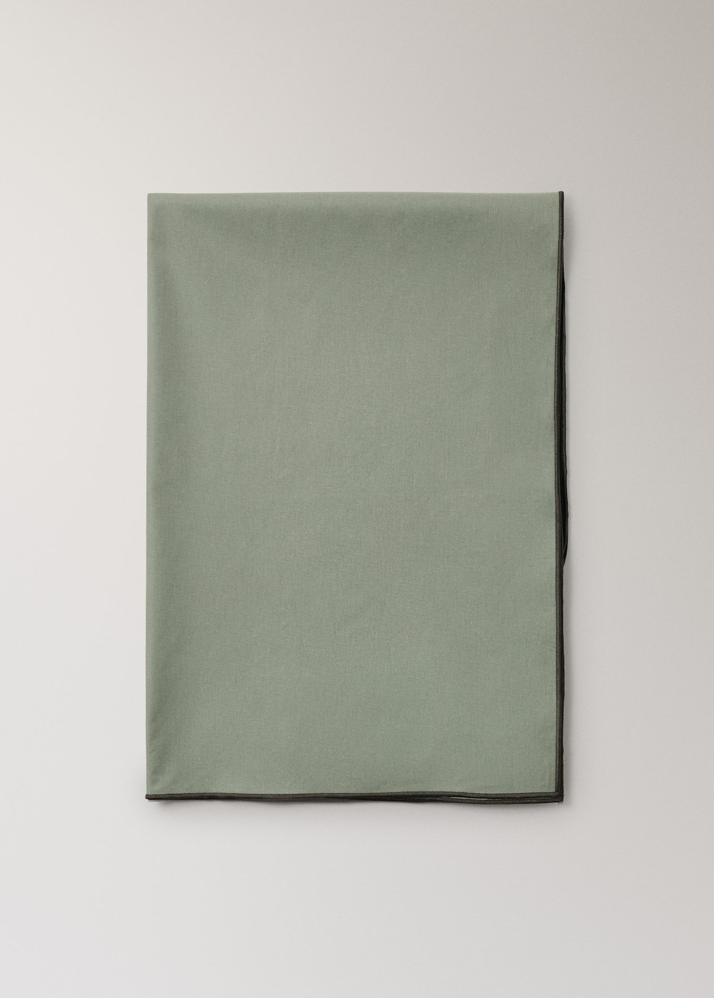 Mango Home Resin Cotton Overlocked Tablecloth 8 To 10 Diners Medium Green