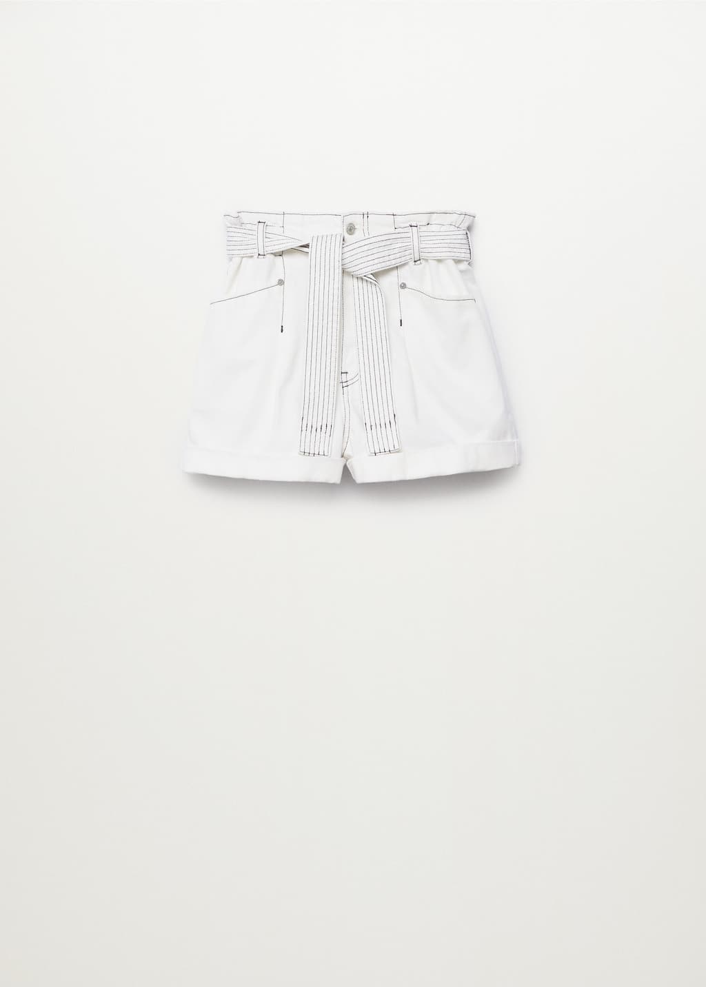 paperbag denim short