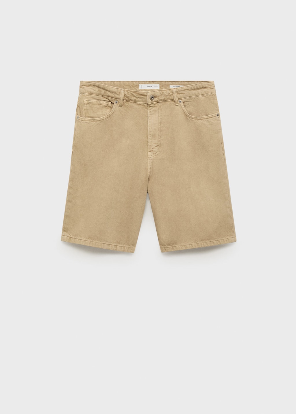 Mango Man Bermuda Beige - Homme - 44 -