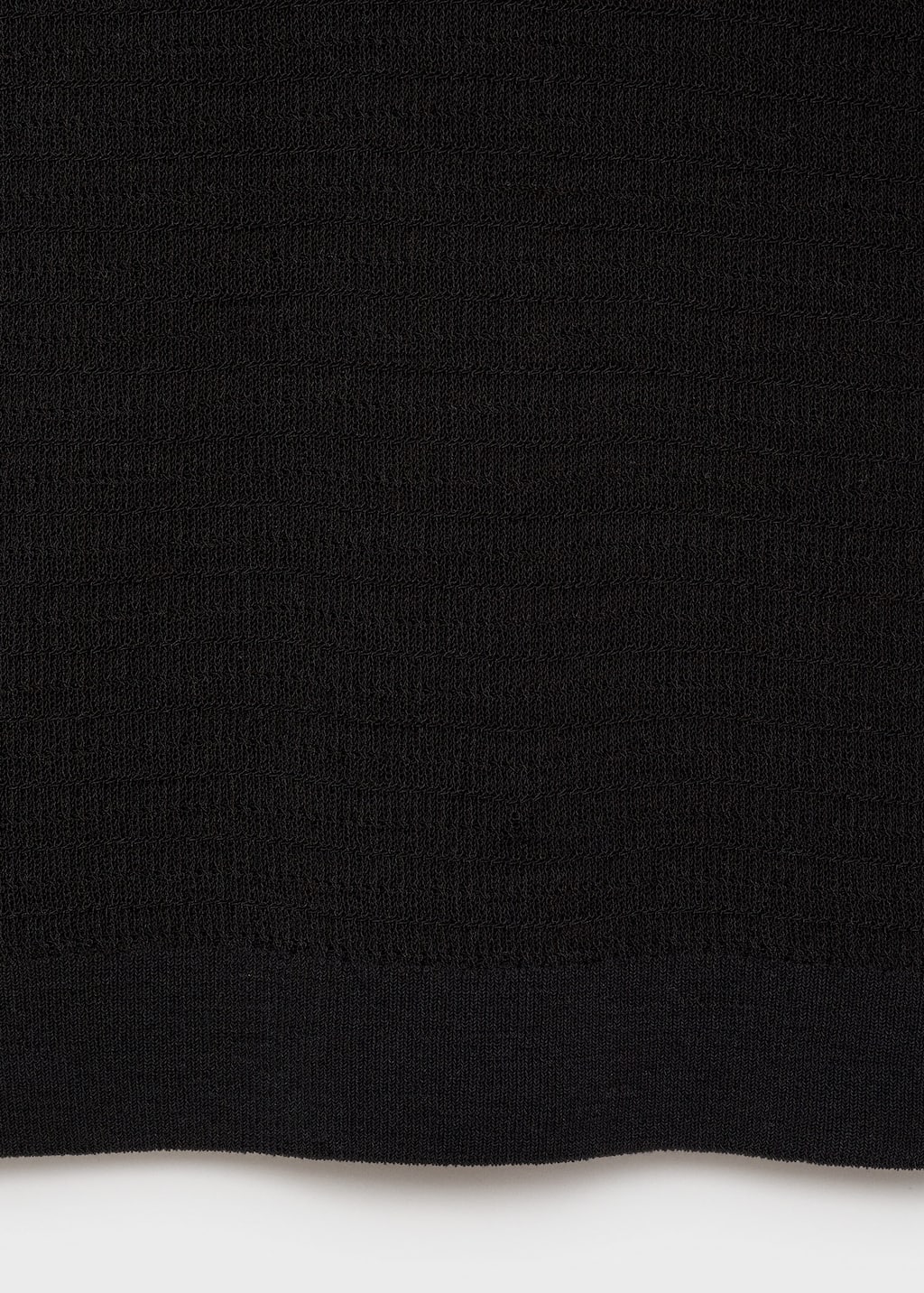 Fine-knit cotton polo shirt