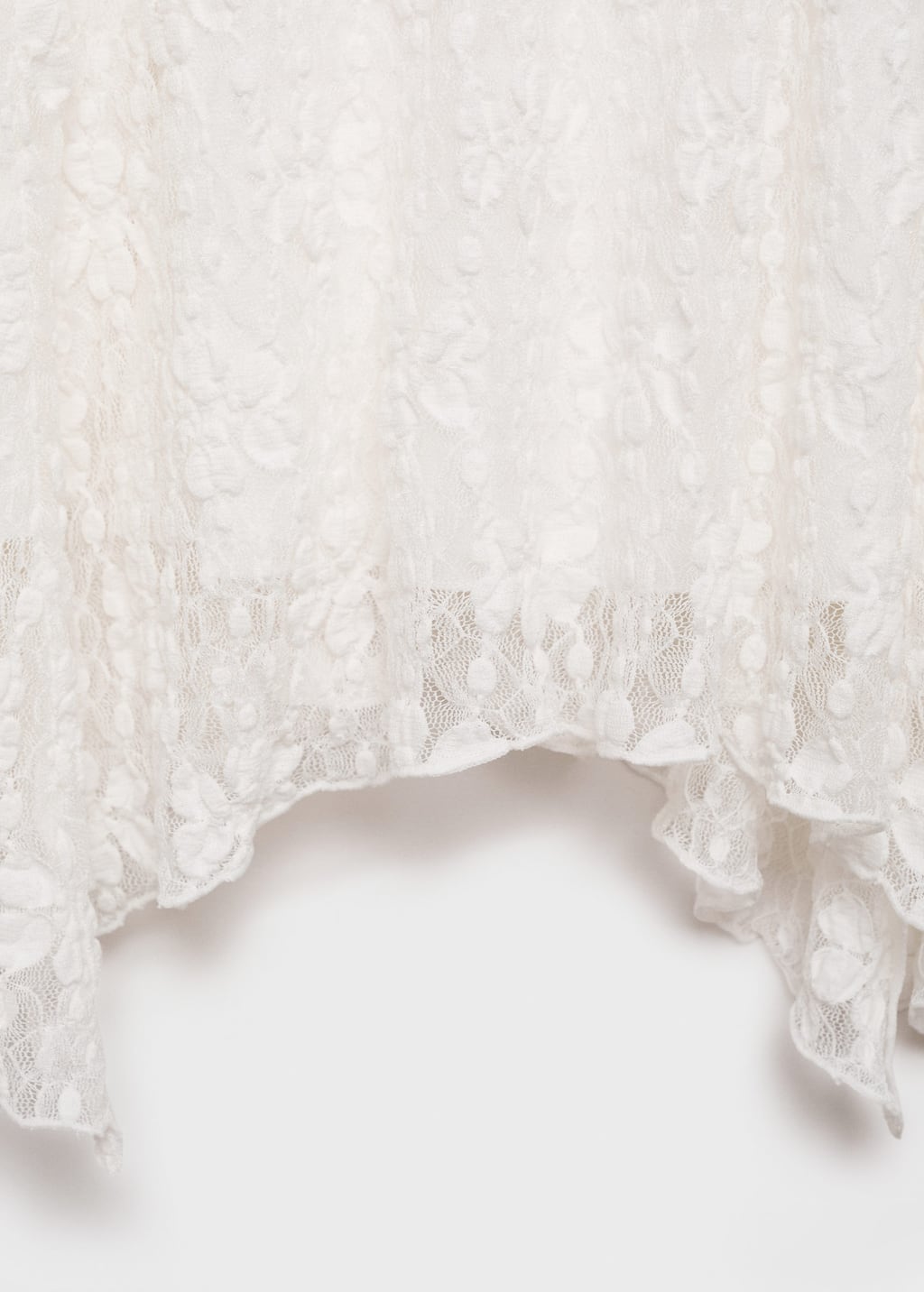 Lace midi skirt