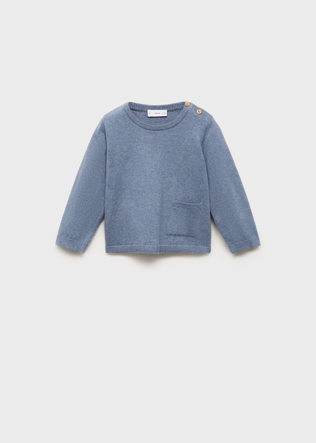 Knit pocket sweater