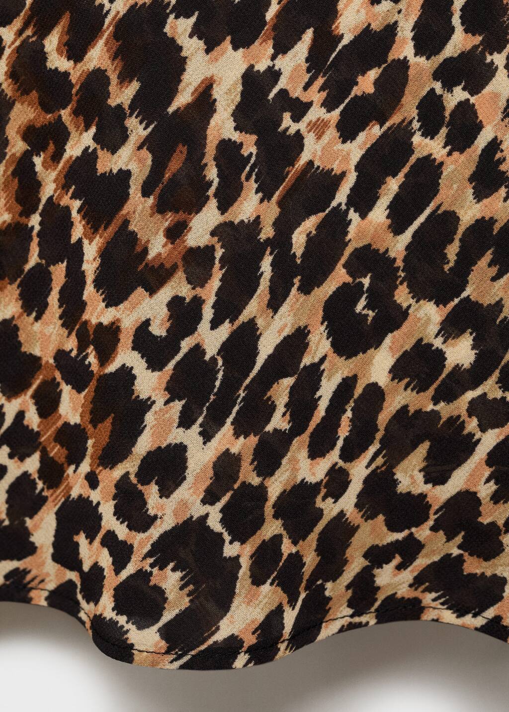 Leopard midi dress