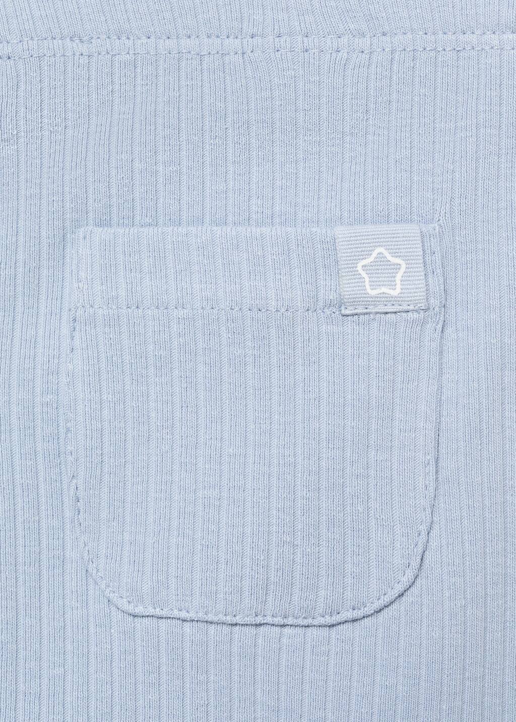 Cotton ribbed leggings