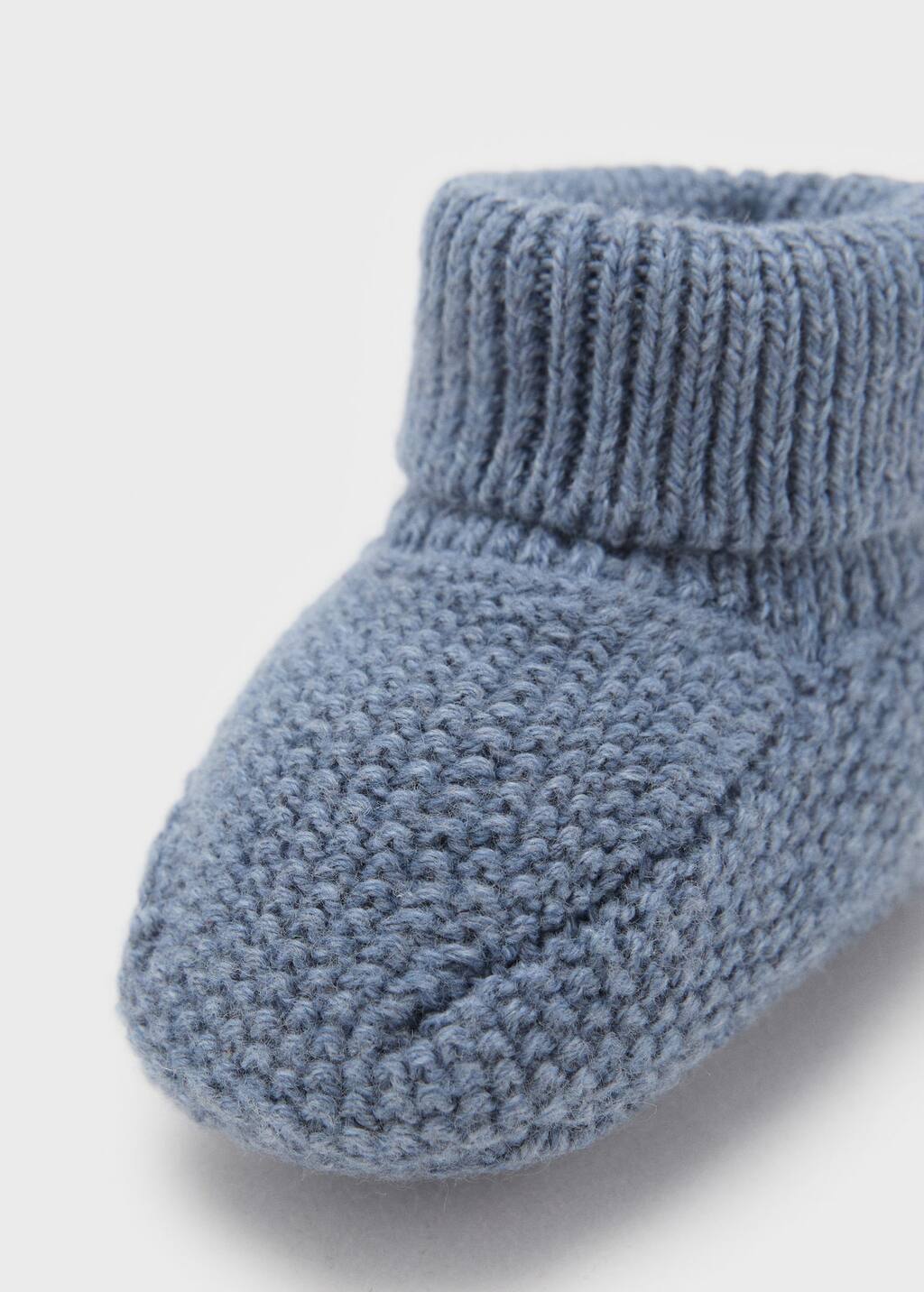 Knit bootees