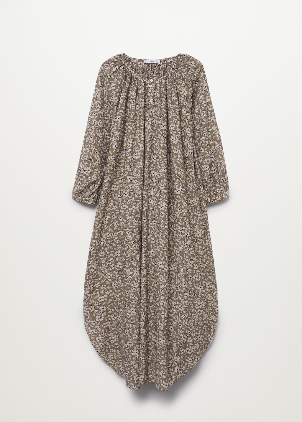 mango buttoned printed dress