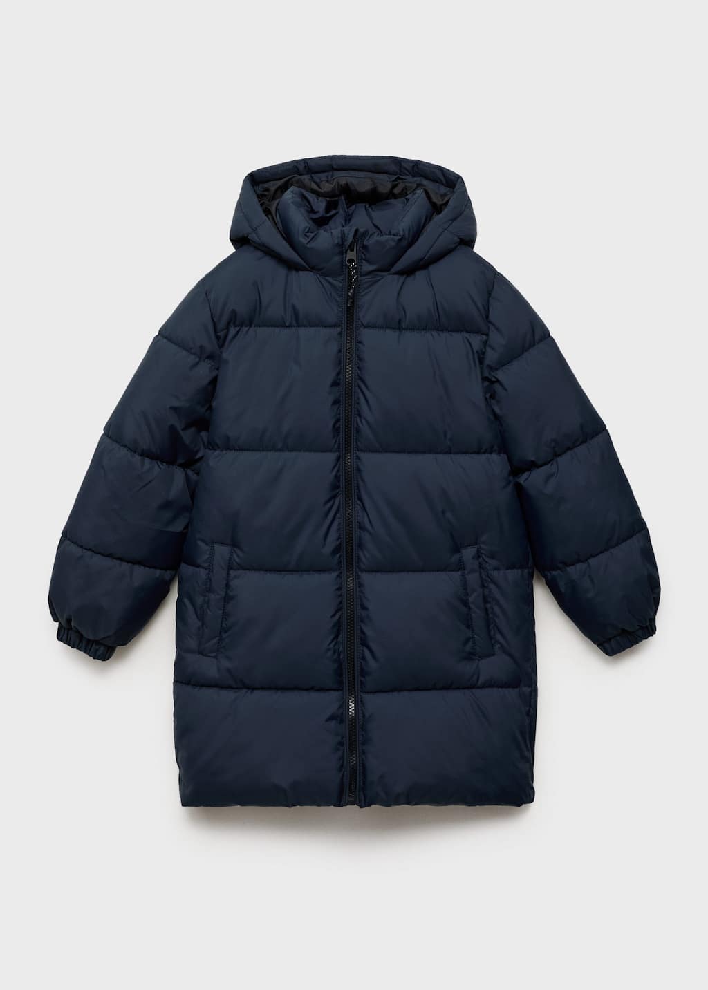 Mango Manteau Capuche Doublure Matelassée Bleu Marine - Enfants - 13-14 Ans -  Kids In Blue