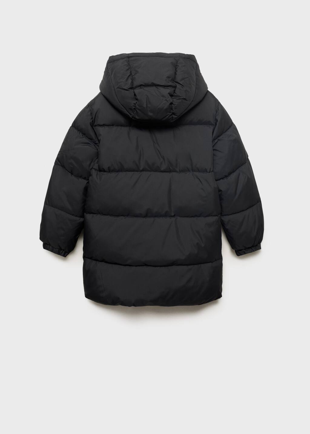Long coat with padded lining
